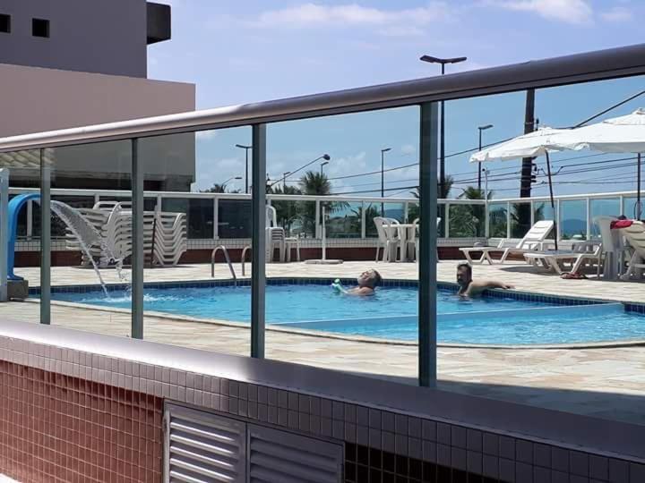 Frente Mar Piscina Churrasqueira Wifi Garagem Portaria 24Hs Appartement Solemar Buitenkant foto